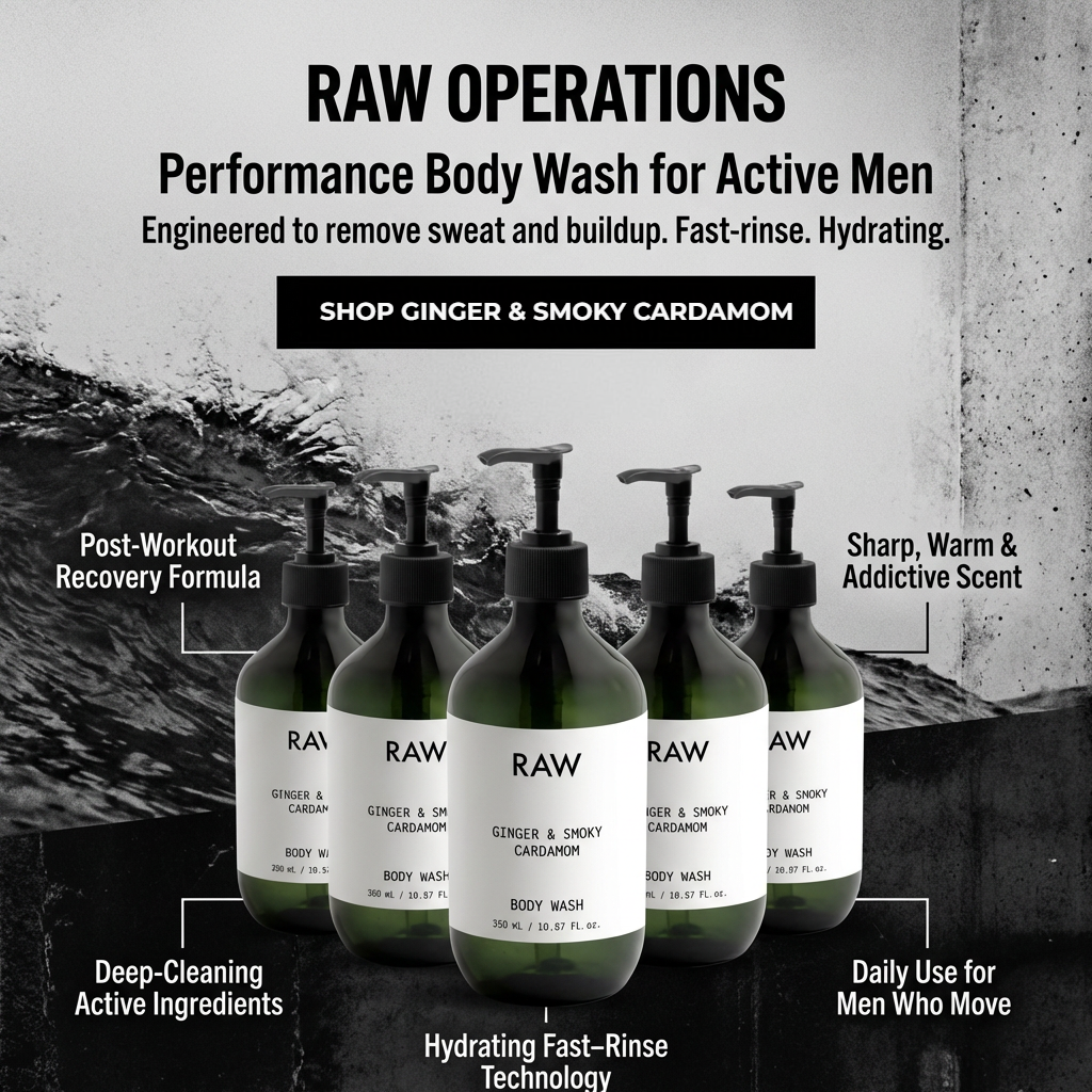 Body Wash    Ginger & Smoky Cardamom